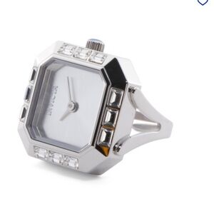Invicta Angel Ring Watch Adjustable Crystal Octagon Face NWT